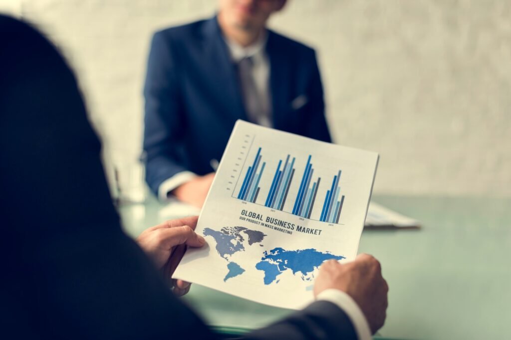 Business Brainstorming Graph Chart Report Data Concept