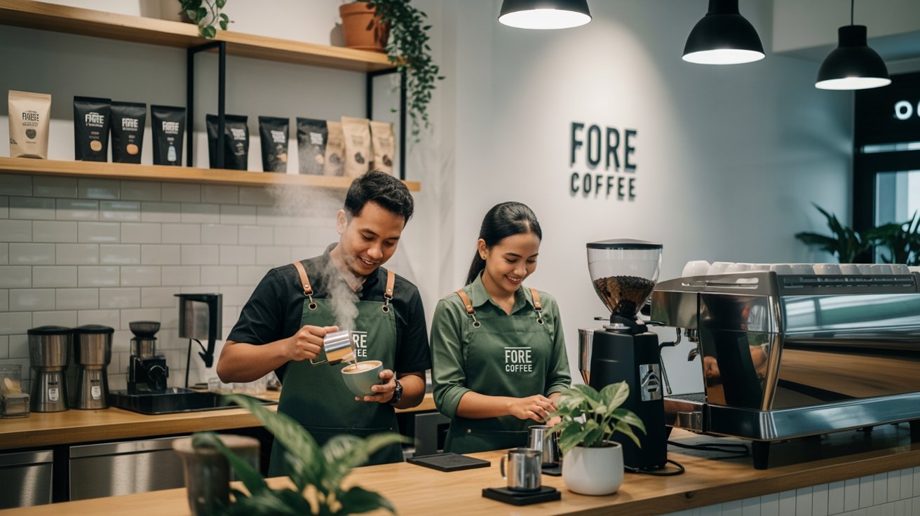 Franchise Fore Coffee,Lokasi Terbaik Untuk Omzet Maksimal Bersama Asal Moeasal