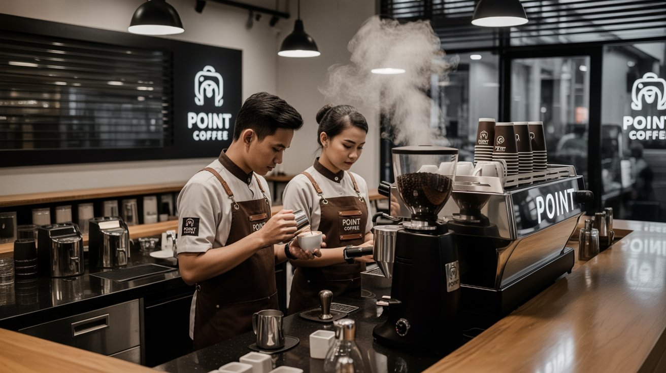 Franchise Point Coffee,Peluang Usaha Kopi Dengan Brand Ternama Di Indonesia Dari Asal Moeasal